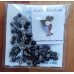A First Communion Rosary, Pin, & Prayer Card in clear Rosary Pouch.